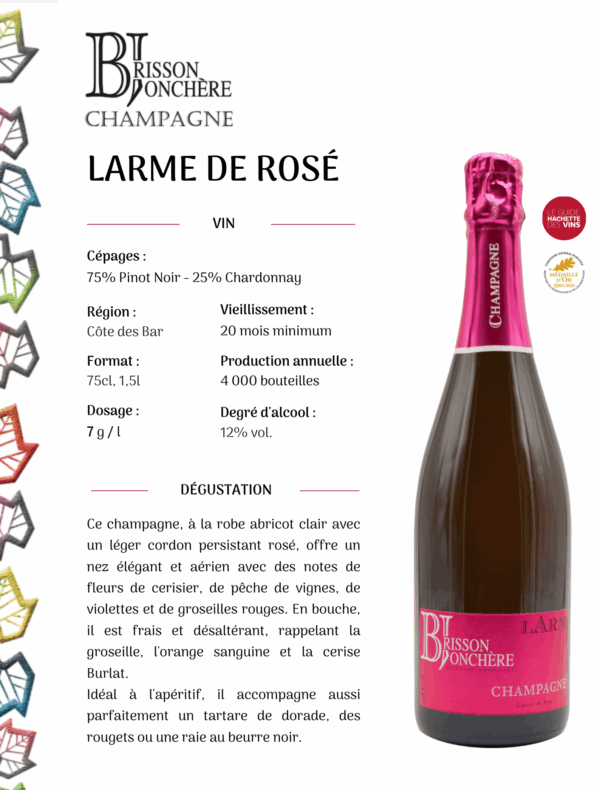 Larme de rosé brut – Image 2